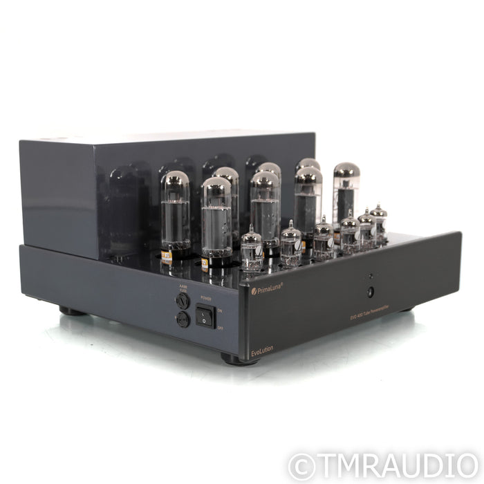 PrimaLuna EVO 400 Stereo Tube Power Amplifier; EVO400; Remote; Black