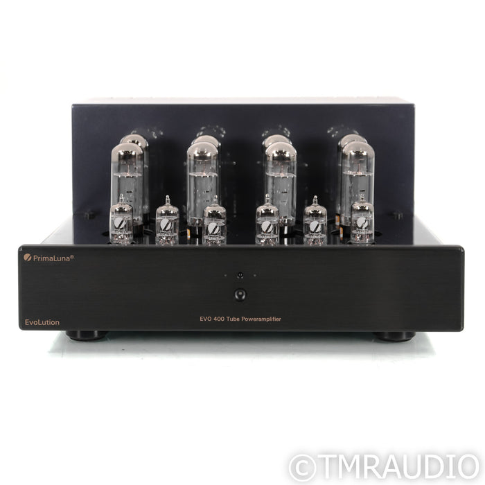 PrimaLuna EVO 400 Stereo Tube Power Amplifier; EVO400; Remote; Black