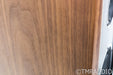 KLH Model Five Bookshelf Speakers; English Walnut Pair with Stands