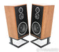 KLH Model Five Bookshelf Speakers; English Walnut Pair with Stands