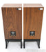 KLH Model Five Bookshelf Speakers; English Walnut Pair with Stands