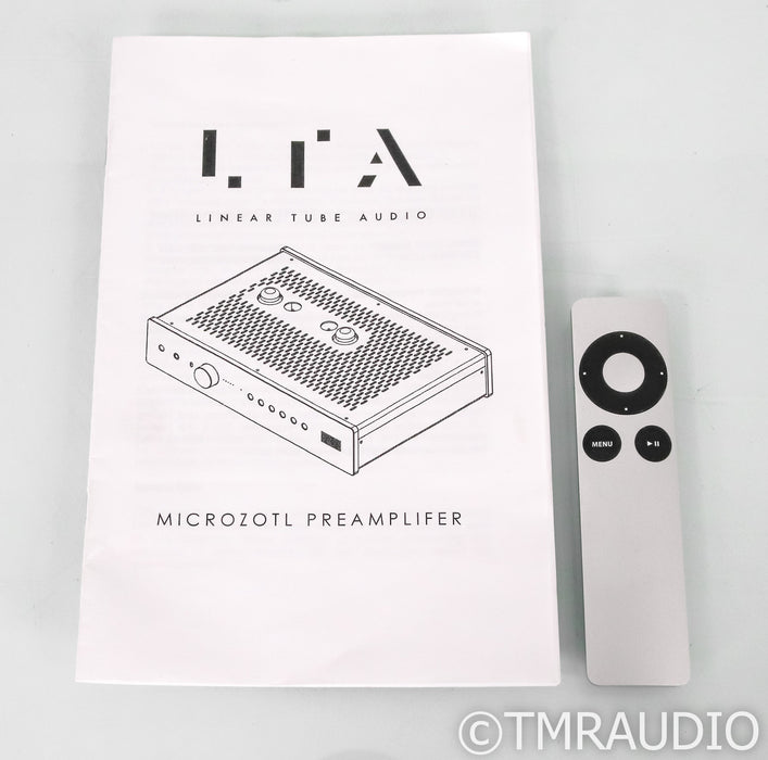 LTA micoZOTL Stereo Tube Preamplifier; Remote; Black