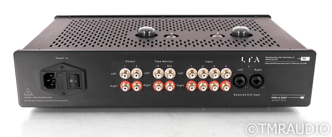 LTA micoZOTL Stereo Tube Preamplifier; Remote; Black