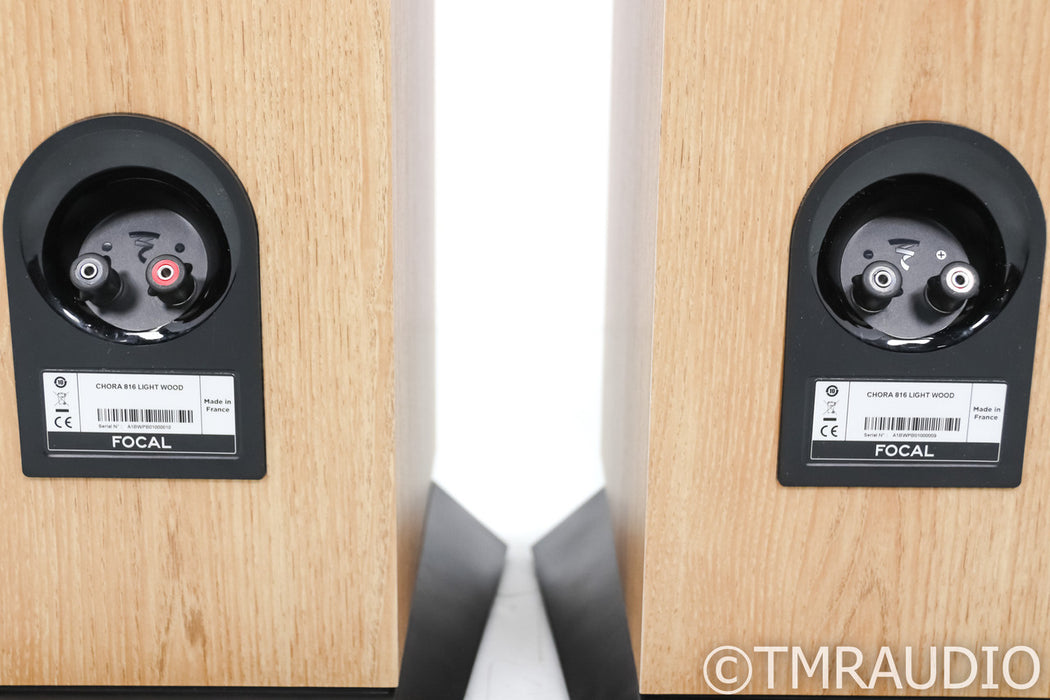 Focal Chora 816 Floorstanding Speakers; Light Wood Pair