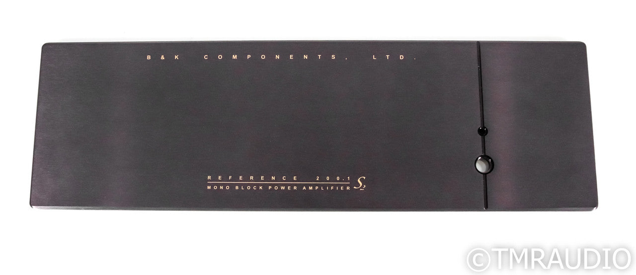 B&K Reference 200.1 S2 Mono Power Amplifier Faceplate; 17"; Black