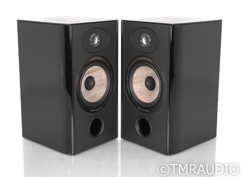 Focal Aria 906 Bookshelf Speakers; High Gloss Black (Mint)