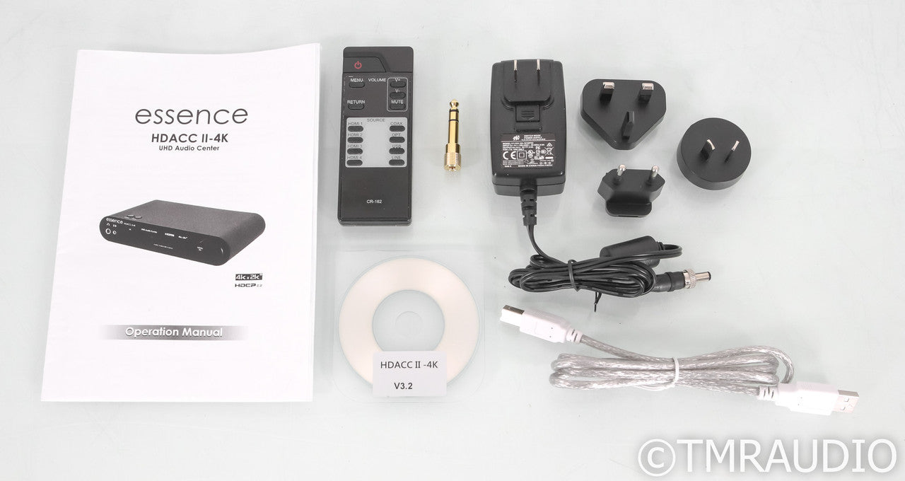 Essence Electrostatic HDACC II-4K DAC; Remote; HDMI; D/A Converter