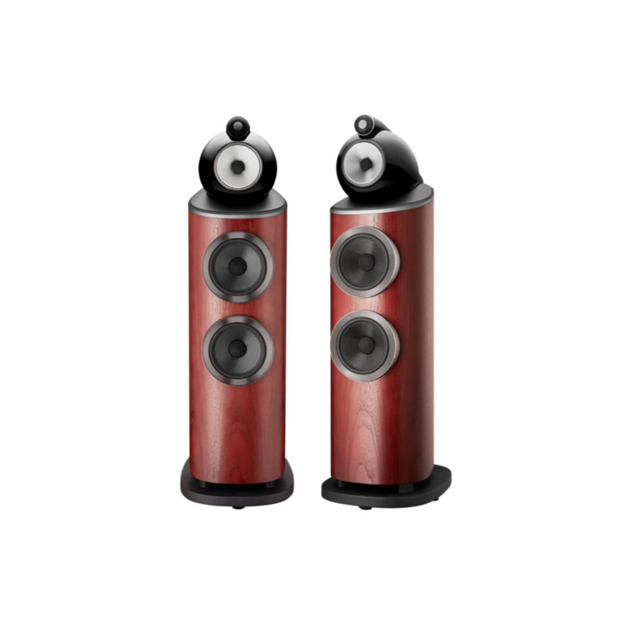 B&W 803 D4 Floorstanding Speakers; Rosenut Pair (New)
