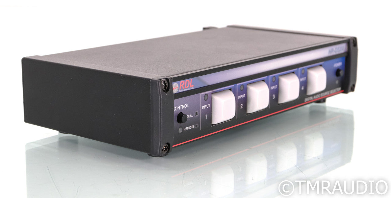 RDL HR-DSX4 Digital Audio Switch; HRDSX4; D/D Converter; PS-24AS PS