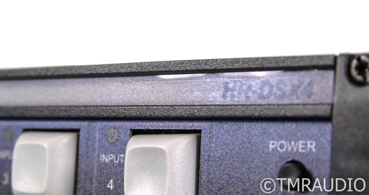 RDL HR-DSX4 Digital Audio Switch; HRDSX4; D/D Converter; PS-24AS PS