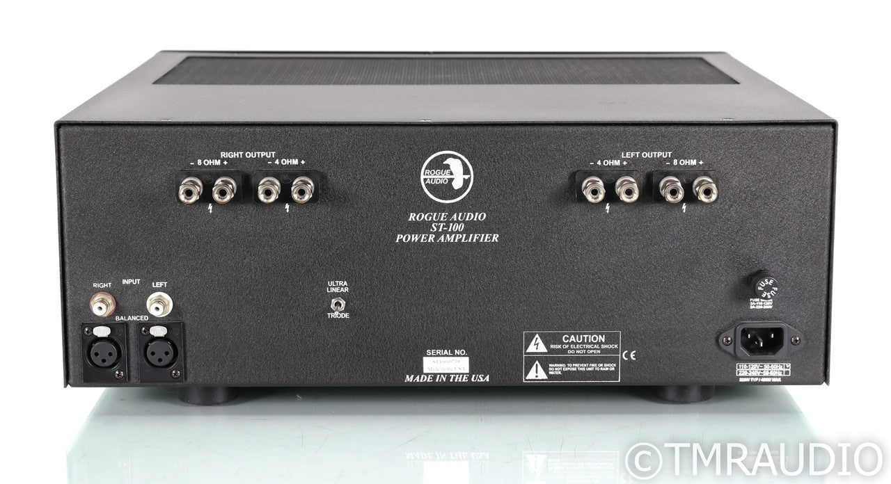 Rogue Audio ST100 Stereo Tube Power Amplfiifier; Black; ST-100