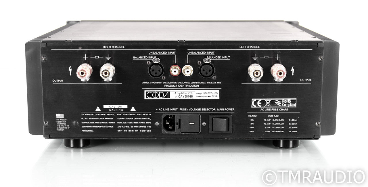 Coda CS Stereo Power Amplifier