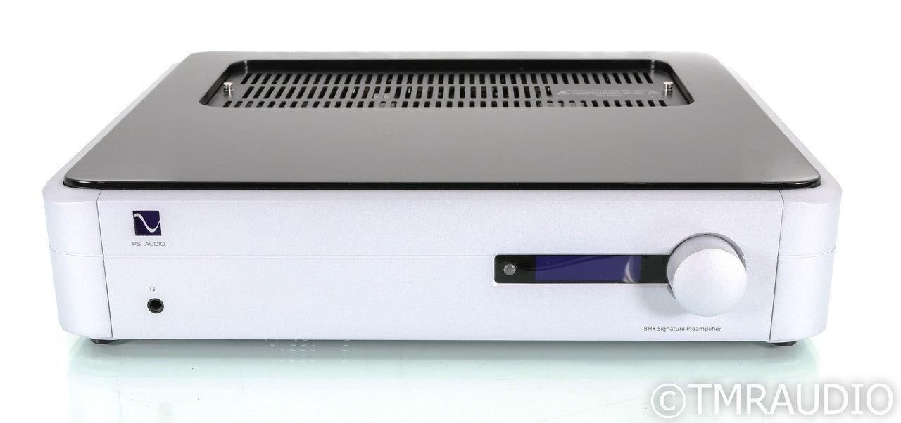 PS Audio BHK Signature Stereo Tube Hybrid Preamplifier; Remote; Silver (Used)