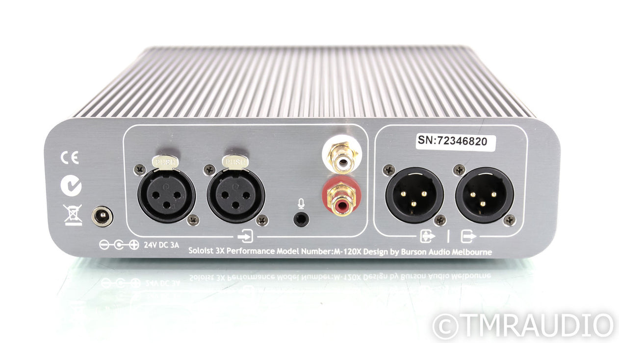 Burson Soloist 3X Performance Headphone Amplifier; Remote; Silver