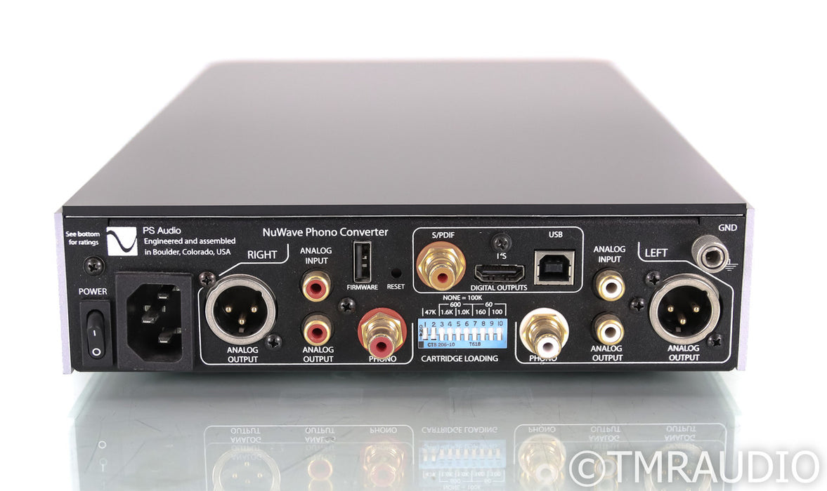PS Audio NuWave Phono MM / MC Phono Preamplifier; A/D Converter; Silver