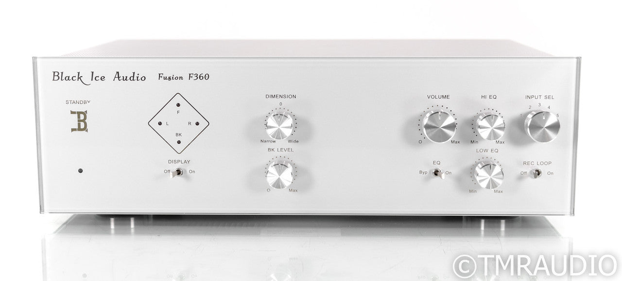 Black Ice Audio Fusion360 Stereo Tube Preamplifier; Remote; F360