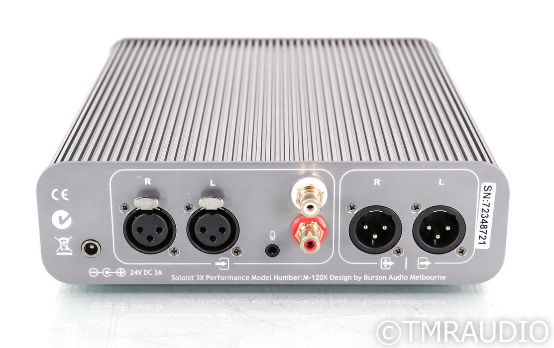 Burson Soloist 3X Performance Headphone Amplifier; Silver