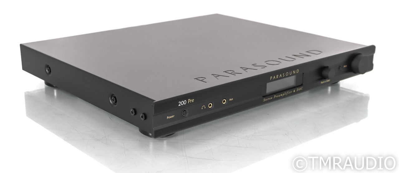 Parasound NewClassic 200 Preamplifier; Remote; DAC; MM / MC Phono