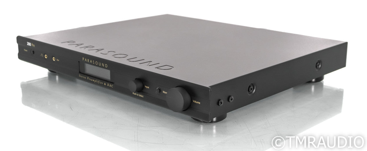Parasound NewClassic 200 Preamplifier; Remote; DAC; MM / MC Phono