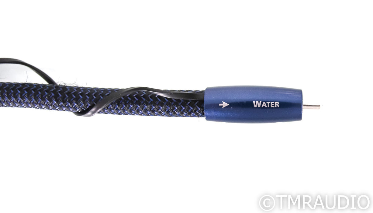AudioQuest Water RCA Cables; 1.5m Pair Interconnects; 72v DBS