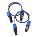REL Bassline Blue Line Array Connectors, Pair