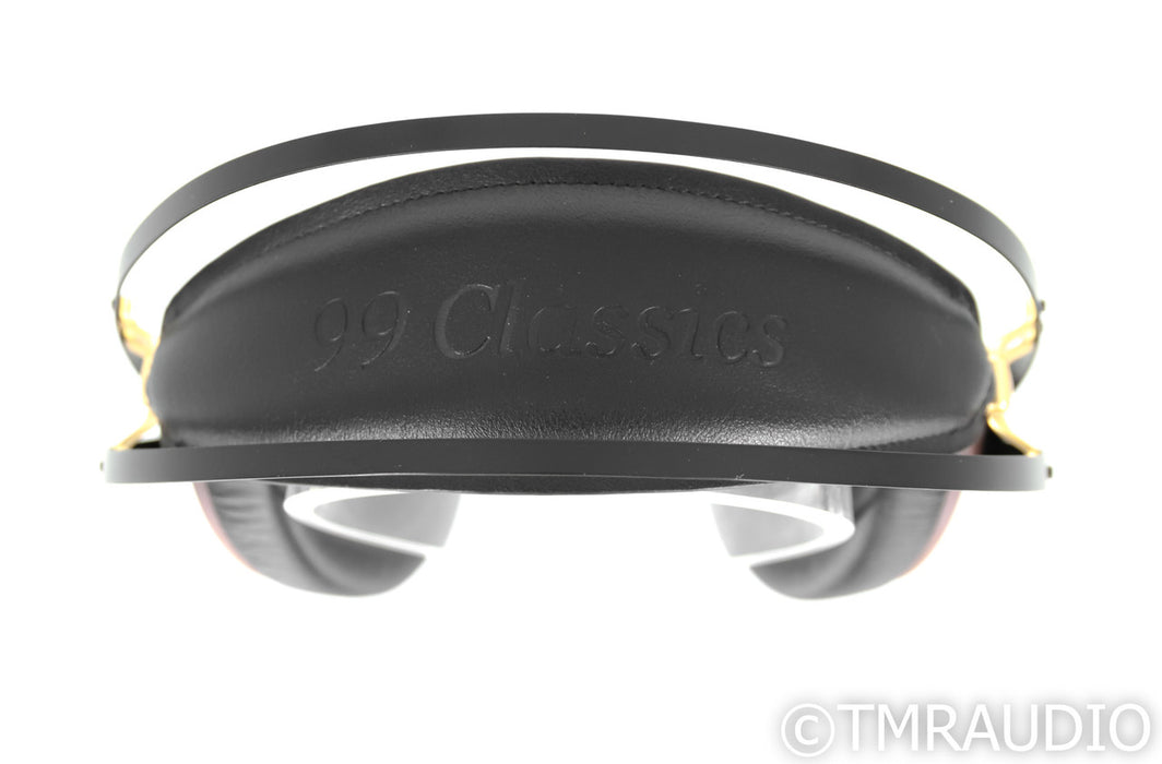 Meze 99 Classics Closed-Back Headphones; Walnut and Gold