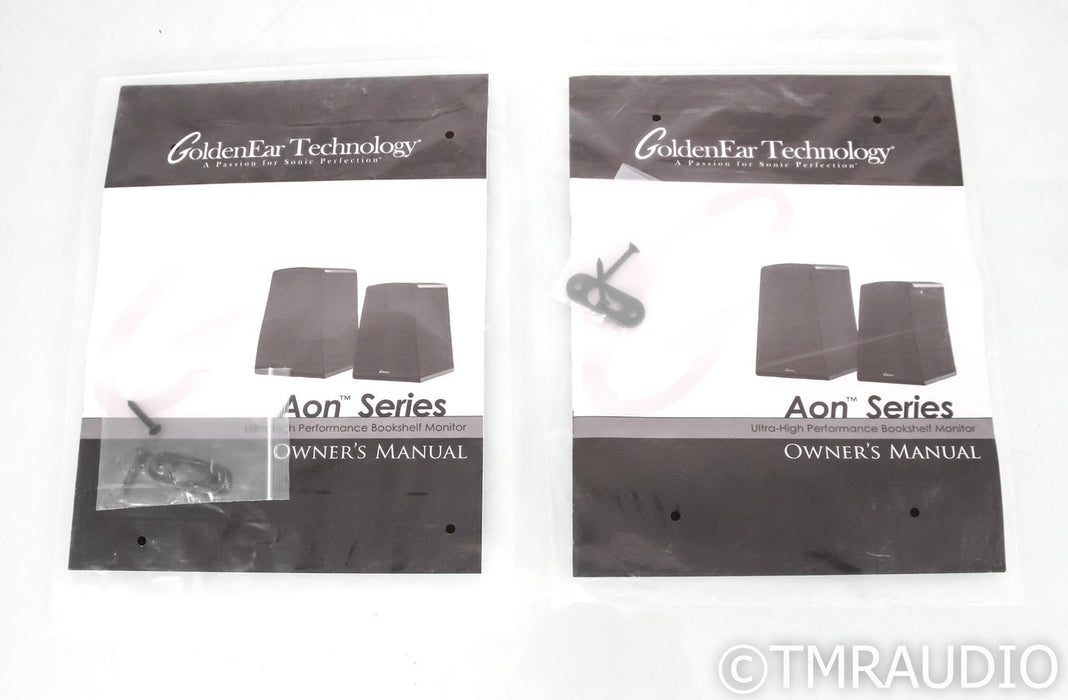 GoldenEar Aon 3 Bookshelf Speakers; Black Pair