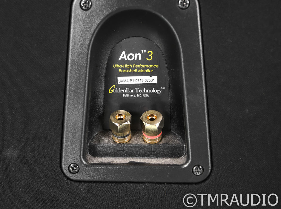 GoldenEar Aon 3 Bookshelf Speakers; Black Pair