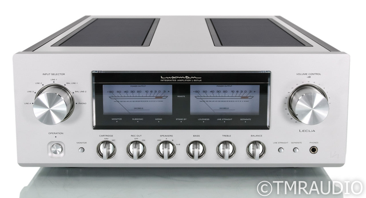 Luxman L-507uX Stereo Integrated Amplifier; L507uX; Remote; Silver