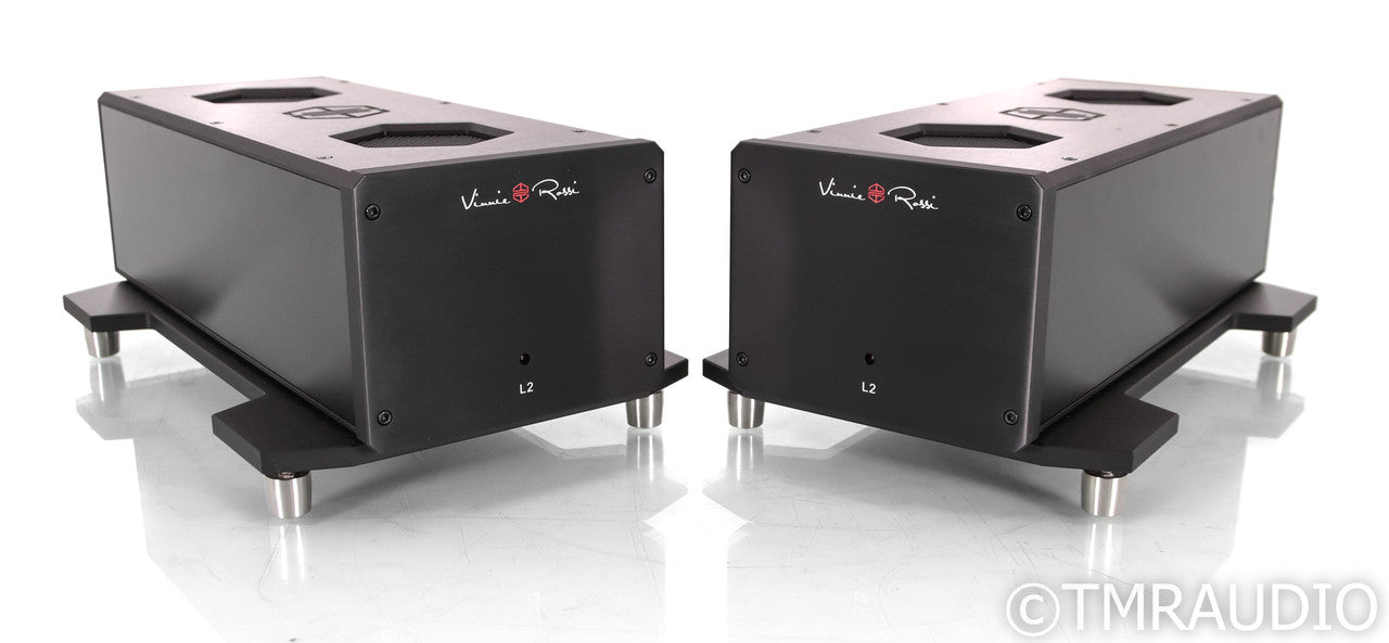 Vinnie Rossi L2 Signature Mono Power Amplifiers; Black Pair