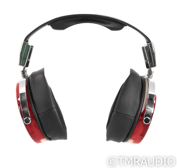 Rosson Audio RAD-0 Open Back Planar Magnetic Headphones; Red and White Resin