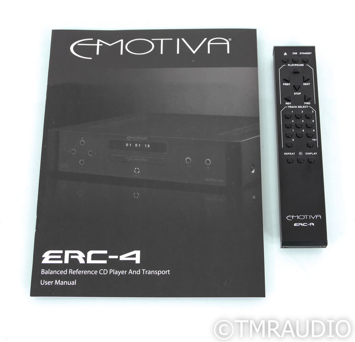 Emotiva ERC-4 CD Player; ERC4; Remote
