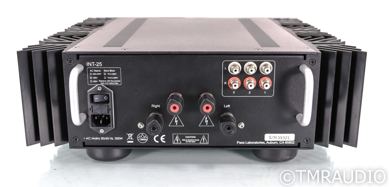 Pass Labs INT-25 Stereo Integrated Amplifier; Silver; Remote