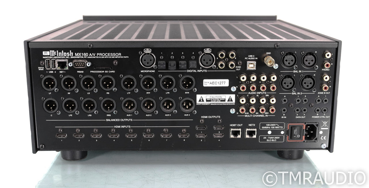 McIntosh MX160 11.1 Channel Home Theater Processor; Remote