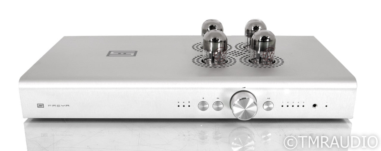 Schiit Freya+ Stereo Tube Hybrid Preamplifier; Silver; Remote