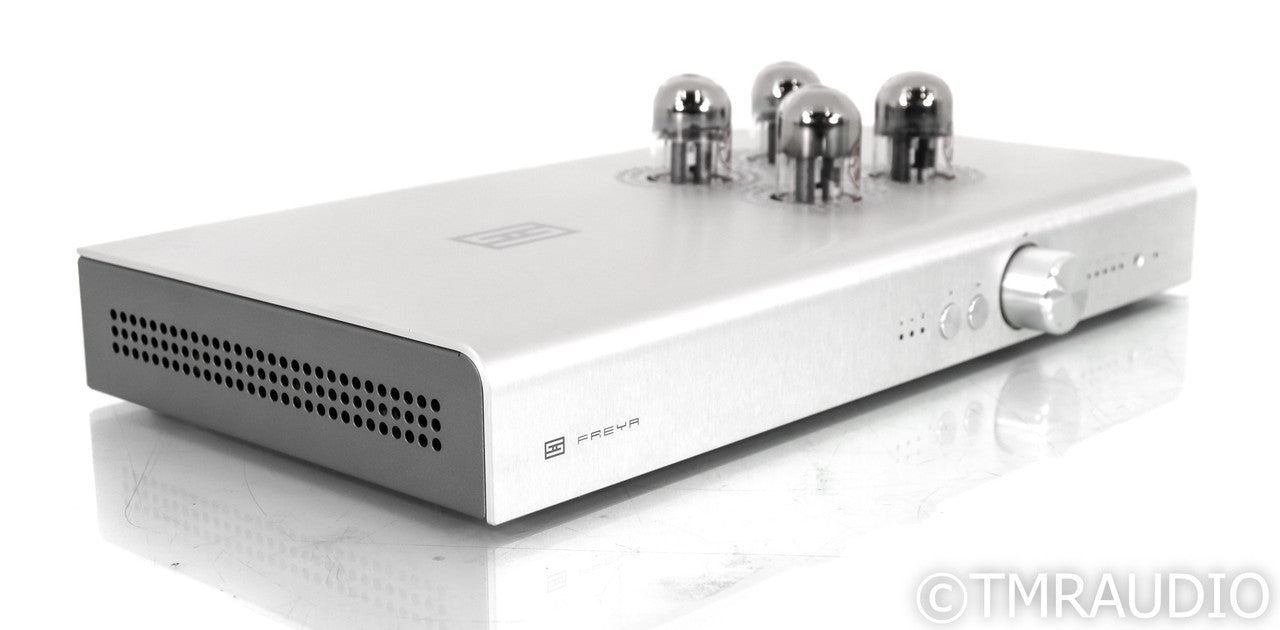 Schiit Freya+ Stereo Tube Hybrid Preamplifier; Silver; Remote