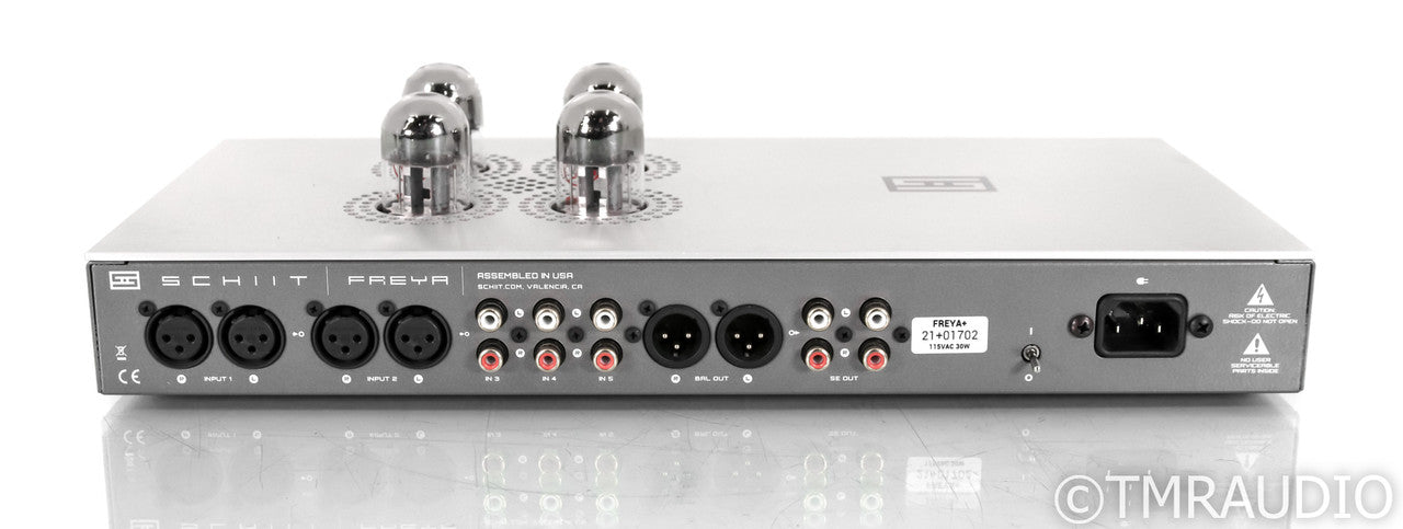 Schiit Freya+ Stereo Tube Hybrid Preamplifier; Silver; Remote