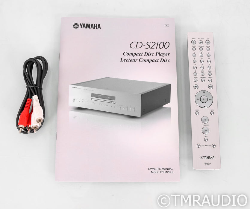 Yamaha CD-S2100 SACD / CD Player; CDS2100; Silver; Remote; DAC