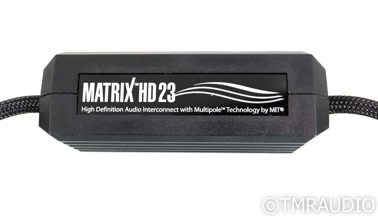 MIT Matrix HD 23 RCA Cables; 1m Pair Interconnects