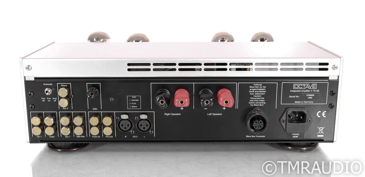 Octave Audio V70 SE Stereo Tube Integrated Amplifier; Black Box (No Remote)