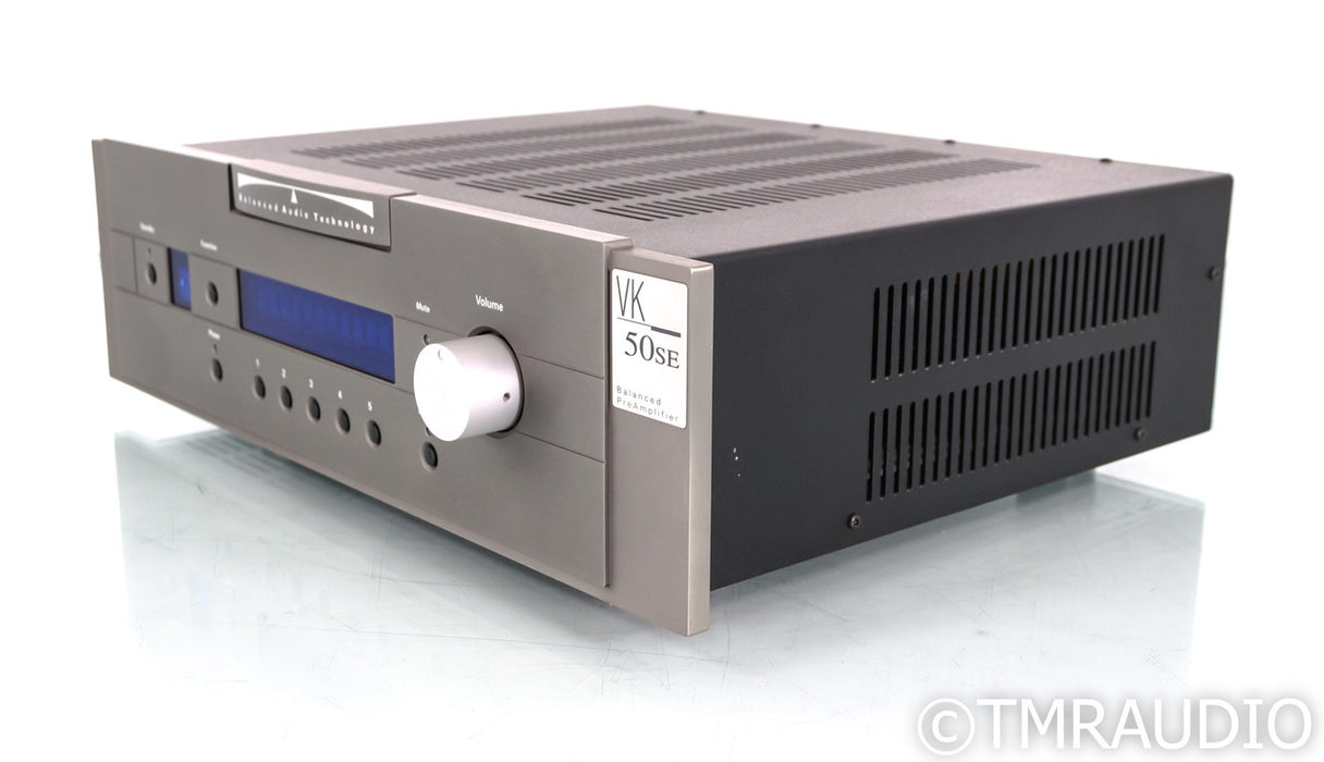 BAT VK-50SE Stereo Balanced Tube Preamplifier; Black; Remote