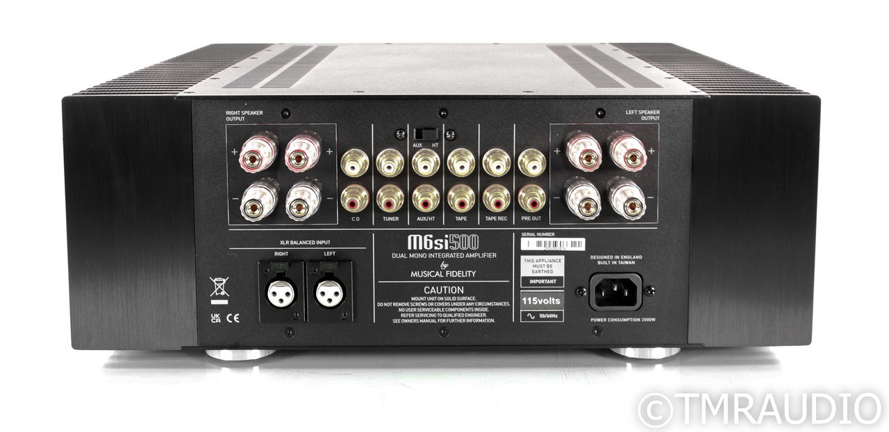 Musical Fidelity M6si500 Stereo integrated Amplifier; Silver (Open Box)