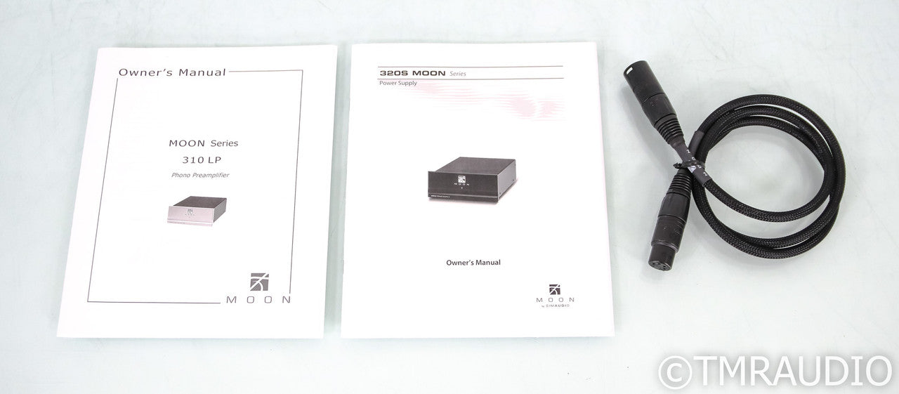 Simaudio Moon 310LP MM / MC Phono Preamplifier; 320S Power Supply; Black