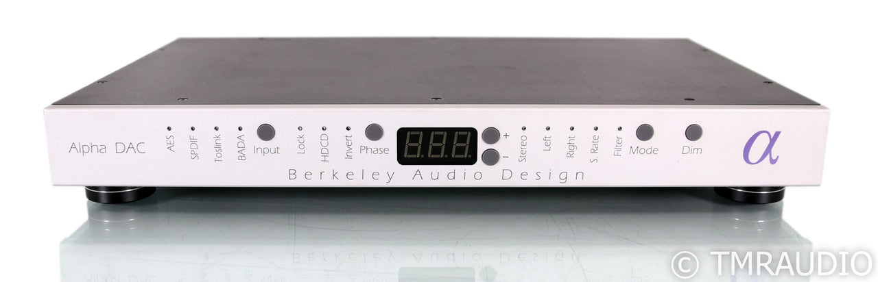 Berkeley Audio Design Alpha DAC Series 2 D/A Converter; Remote; Silver; MQA