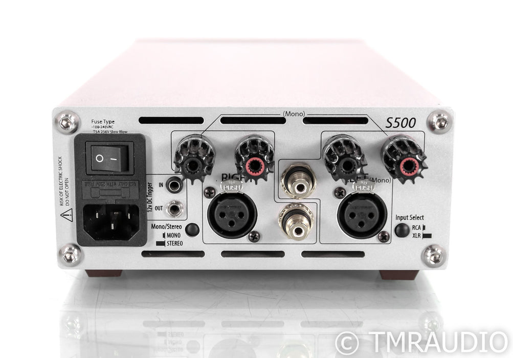 Red Dragon Audio S500 Stereo Power Amplifier; Silver; S-500