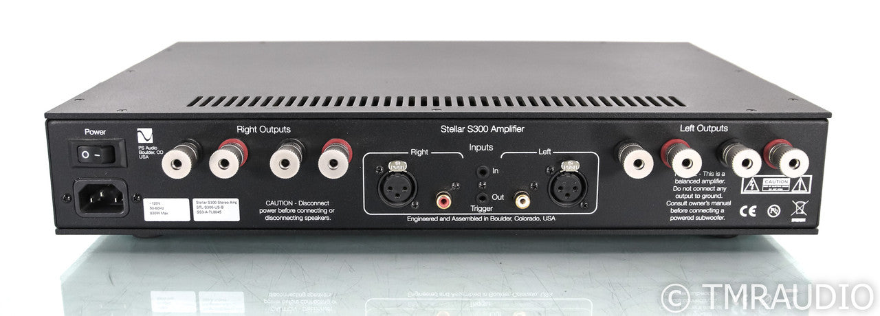 PS Audio Stellar S300 Stereo Power Amplifier; Black