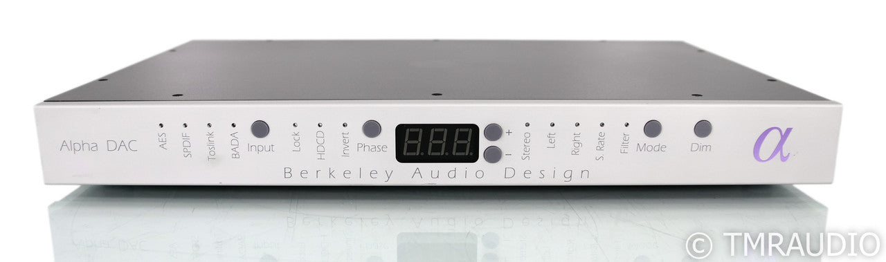 Berkeley Audio Design Alpha DAC D/A Converter; Series 1; Silver; Remote
