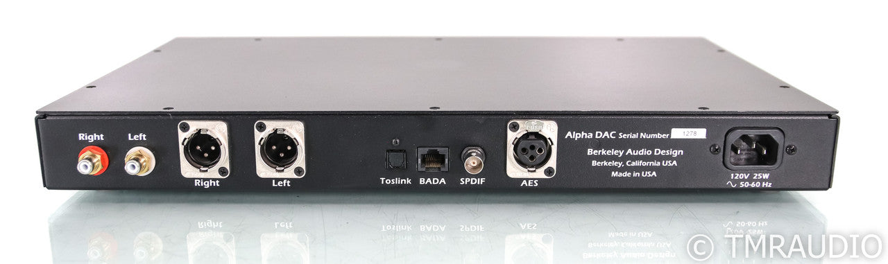 Berkeley Audio Design Alpha DAC D/A Converter; Series 1; Silver; Remote