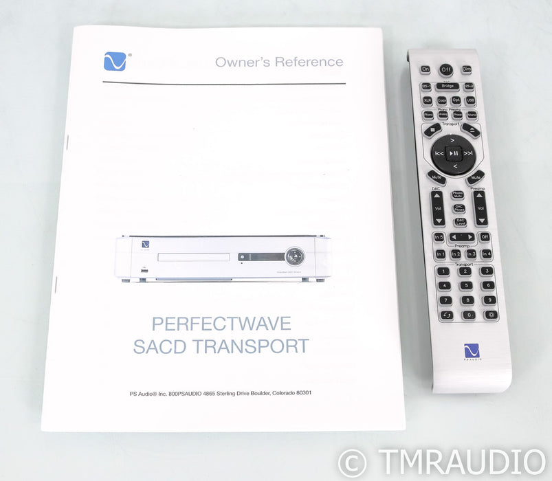 PS Audio PerfectWave SACD Transport; Remote; Black (Used)