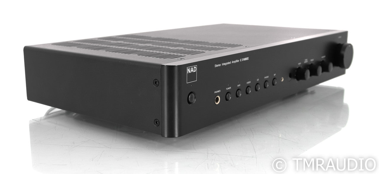 NAD C316BEE V2 Stereo Integrated Amplifier; C316BEE; MM Phono; Remote
